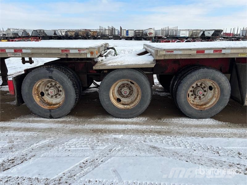 Manac 32 ft Super B-Train Lead Flatbed Trailer مقطوروات مسطحة/مفصلية الجوانب