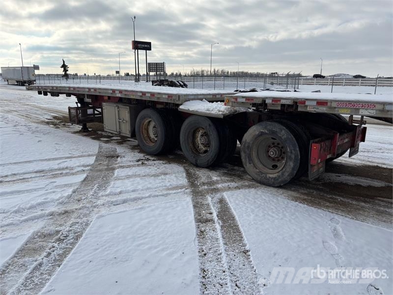 Manac 32 ft Super B-Train Lead Flatbed Trailer مقطوروات مسطحة/مفصلية الجوانب