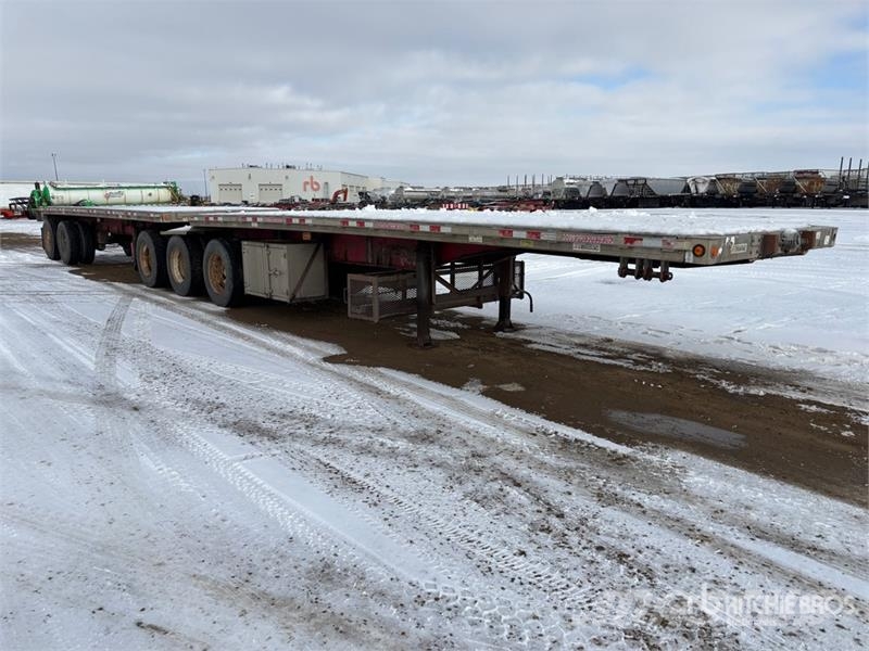 Manac 32 ft Super B-Train Lead Flatbed Trailer مقطوروات مسطحة/مفصلية الجوانب
