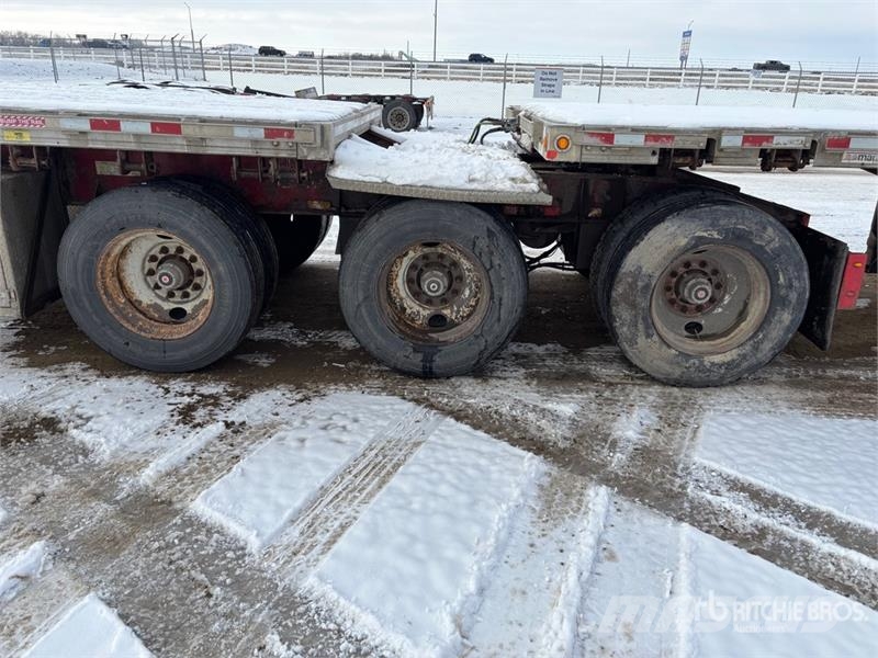 Manac 32 ft Super B-Train Lead Flatbed Trailer مقطوروات مسطحة/مفصلية الجوانب