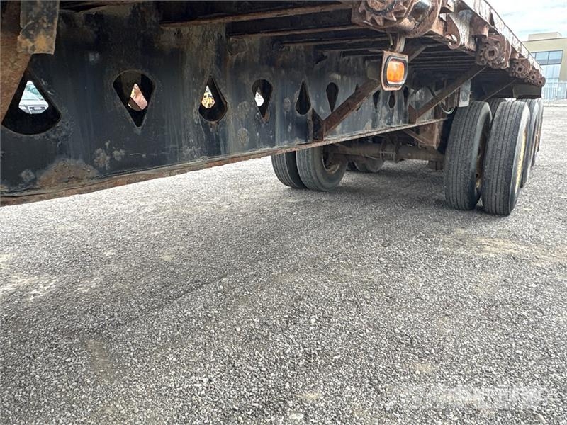 Manac 32 ft Tri/A Super B-Train Lead Flatbed Trailer Rimorchi con sponde ribaltabili