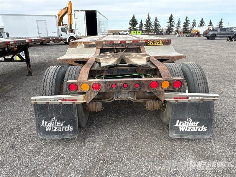 Manac 32 ft Tri/A Super B-Train Lead Flatbed Trailer Rimorchi con sponde ribaltabili