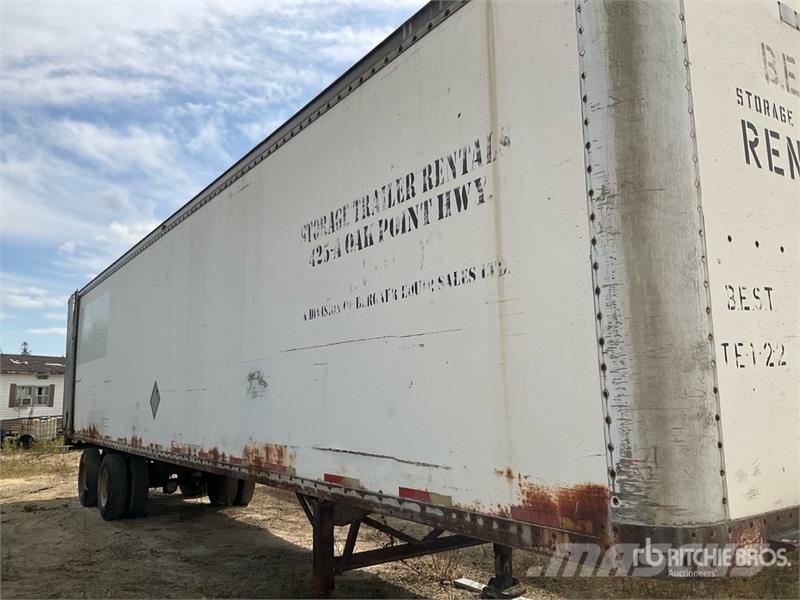 Manac 45 ft T/A Van Trailer Cajas de remolque