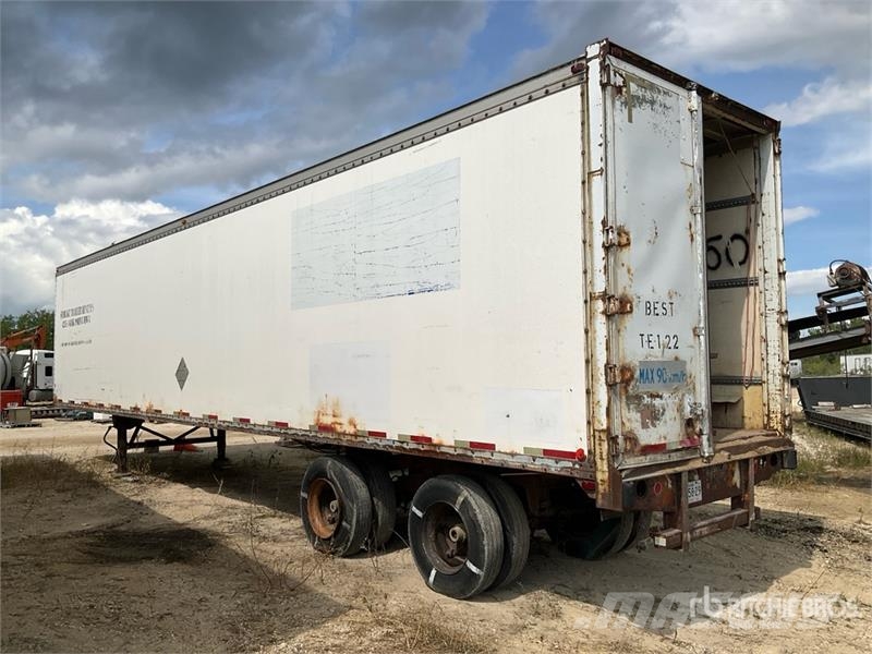 Manac 45 ft T/A Van Trailer Cajas de remolque
