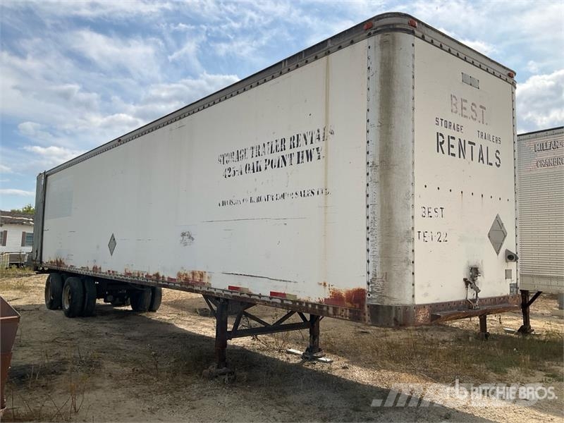 Manac 45 ft T/A Van Trailer Cajas de remolque