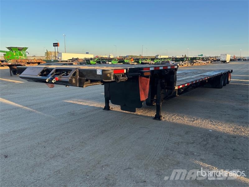 Manac 50 ft Tri/A Extendable Step Deck Trailer Przyczepy niskopodłogowe