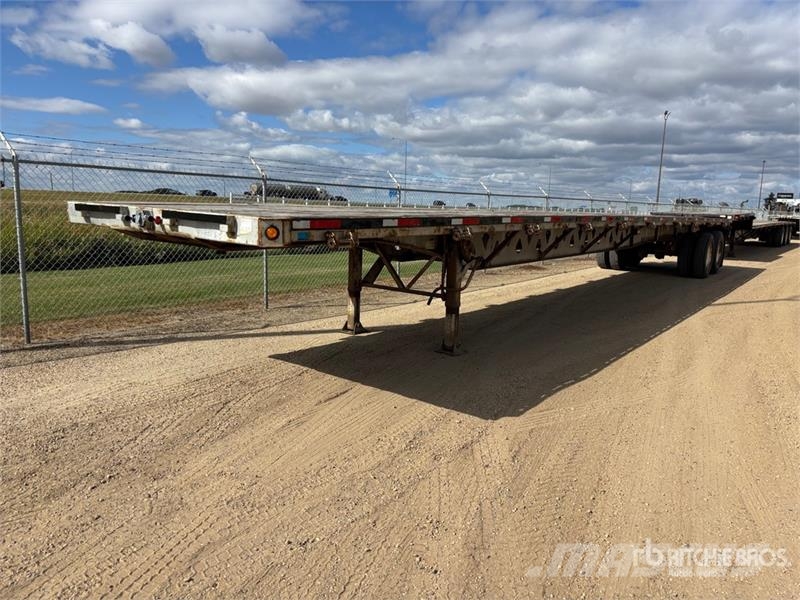 Manac 53 ft T/A Flatbed Trailer Platós / Ponyvás pótkocsik