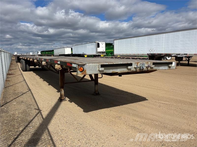 Manac 53 ft T/A Flatbed Trailer Platós / Ponyvás pótkocsik