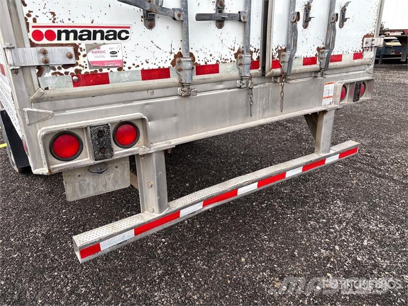 Manac 53 ft T/A Refrigerated Trailer Piekabes ar temperatūras kontroli