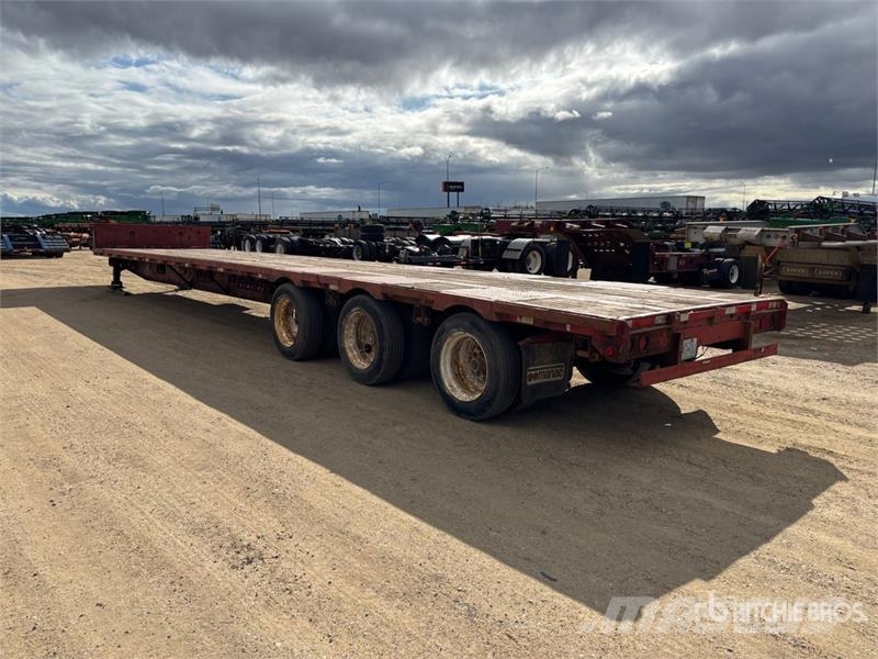 Manac 53 ft T/A Step Deck Trailer Dieplader