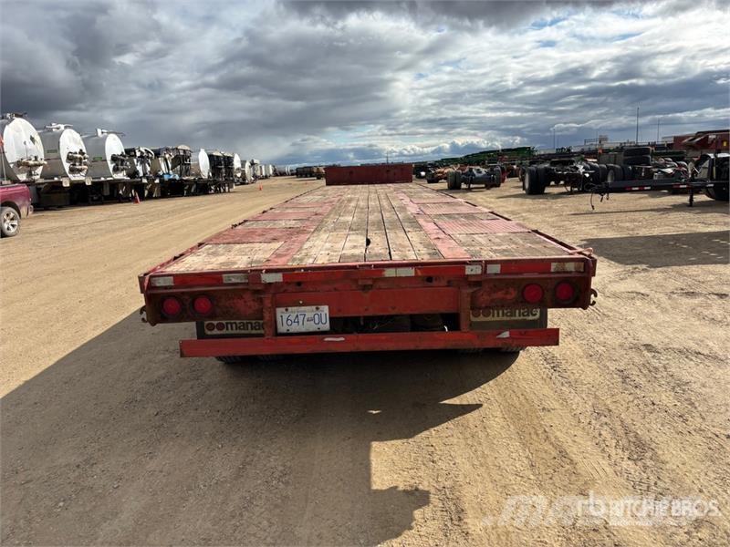 Manac 53 ft T/A Step Deck Trailer Dieplader