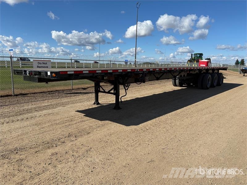 Manac 53 ft Tri/A Extendable Flatbed Trailer Plato/keson prikolice