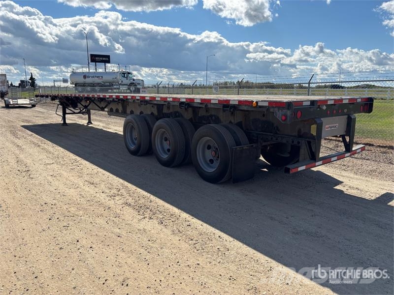 Manac 53 ft Tri/A Extendable Flatbed Trailer Plato/keson prikolice
