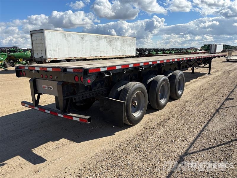 Manac 53 ft Tri/A Extendable Flatbed Trailer Plato/keson prikolice