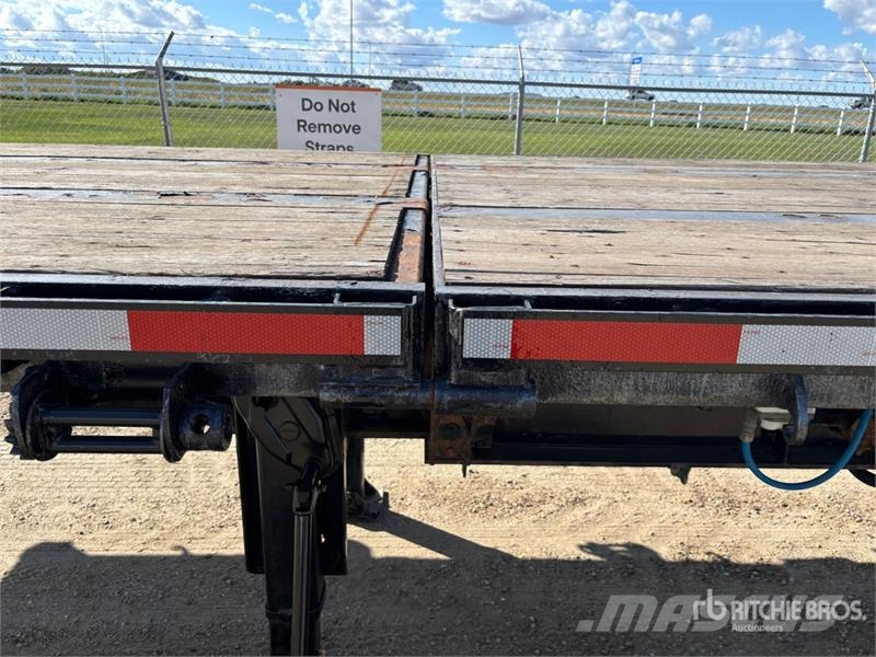 Manac 53 ft Tri/A Extendable Flatbed Trailer Plato/keson prikolice