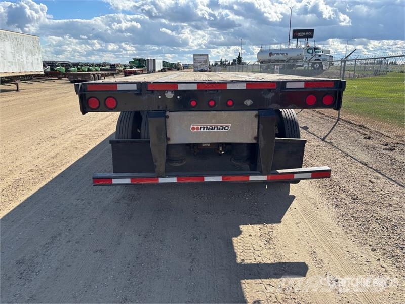Manac 53 ft Tri/A Extendable Flatbed Trailer Plato/keson prikolice