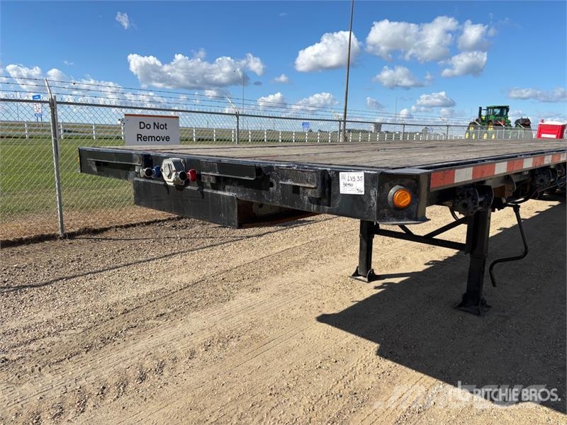 Manac 53 ft Tri/A Extendable Flatbed Trailer Plato/keson prikolice