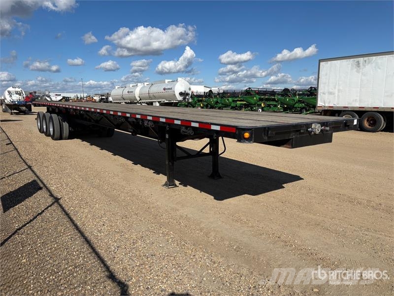 Manac 53 ft Tri/A Extendable Flatbed Trailer Plato/keson prikolice