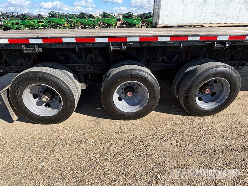 Manac 53 ft Tri/A Extendable Flatbed Trailer Plato/keson prikolice