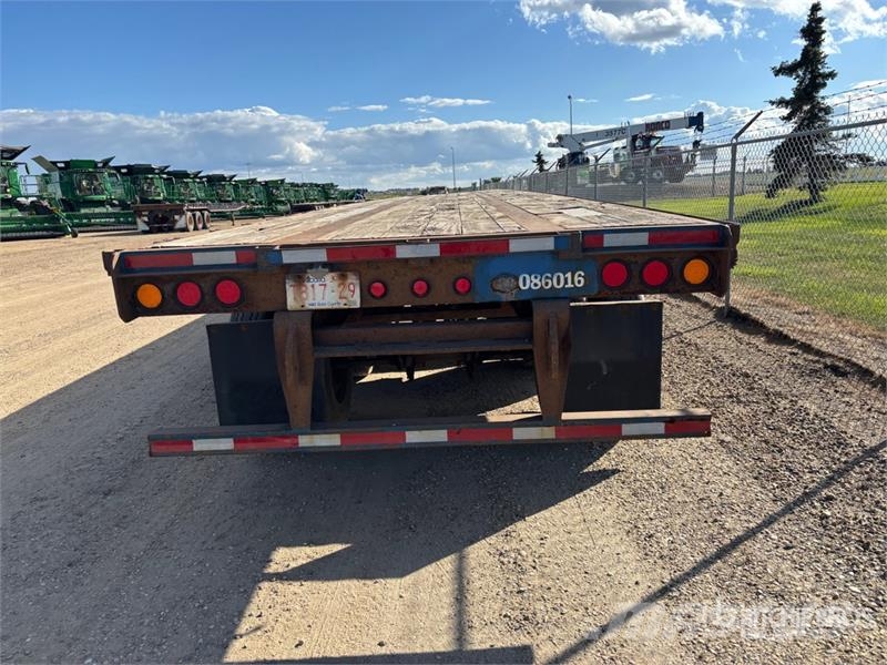 Manac 53 ft Tri/A Flatbed Trailer Vlakke laadvloer