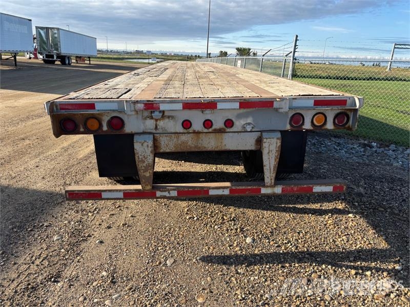 Manac 53 ft Tri/A Flatbed Trailer Rimorchi con sponde ribaltabili