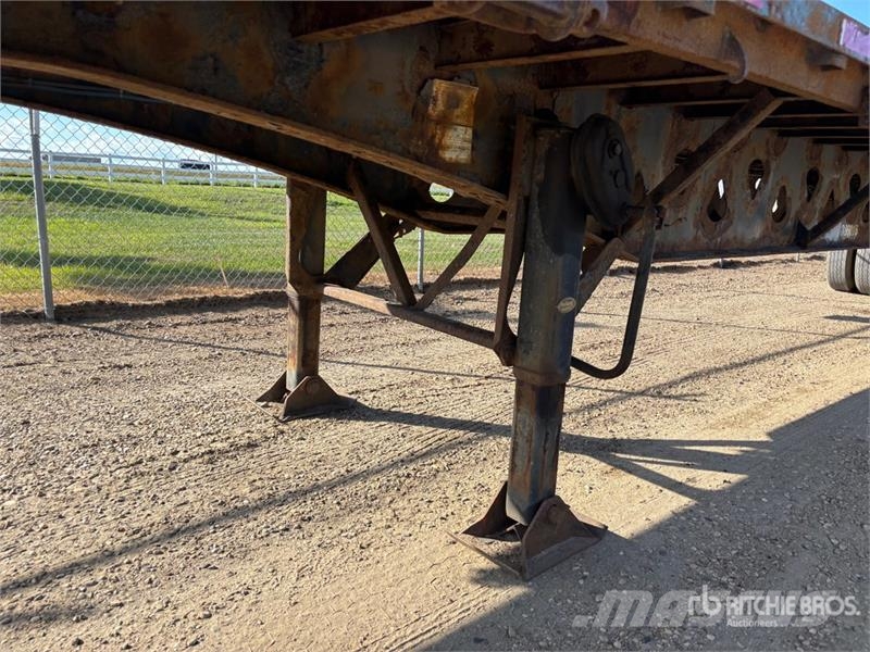 Manac 53 ft Tri/A Flatbed Trailer Vlakke laadvloer