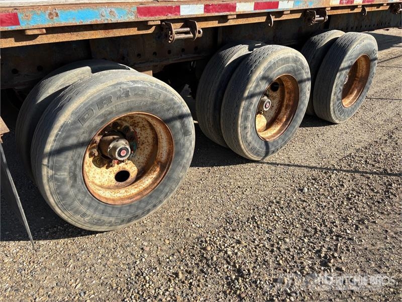 Manac 53 ft Tri/A Flatbed Trailer Vlakke laadvloer