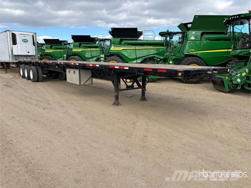 Manac 53 ft Tri/A Flatbed Trailer Platós / Ponyvás pótkocsik