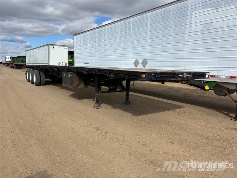 Manac 53 ft Tri/A Flatbed Trailer Platós / Ponyvás pótkocsik