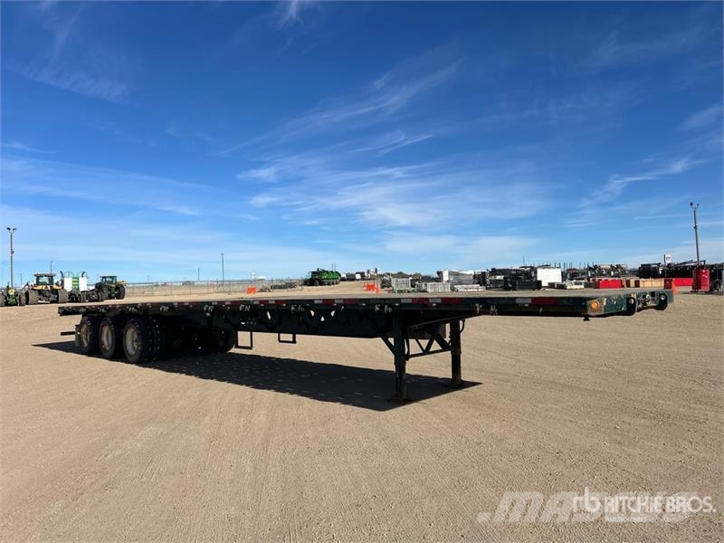 Manac 53 ft Tri/A Flatbed Trailer مقطوروات مسطحة/مفصلية الجوانب