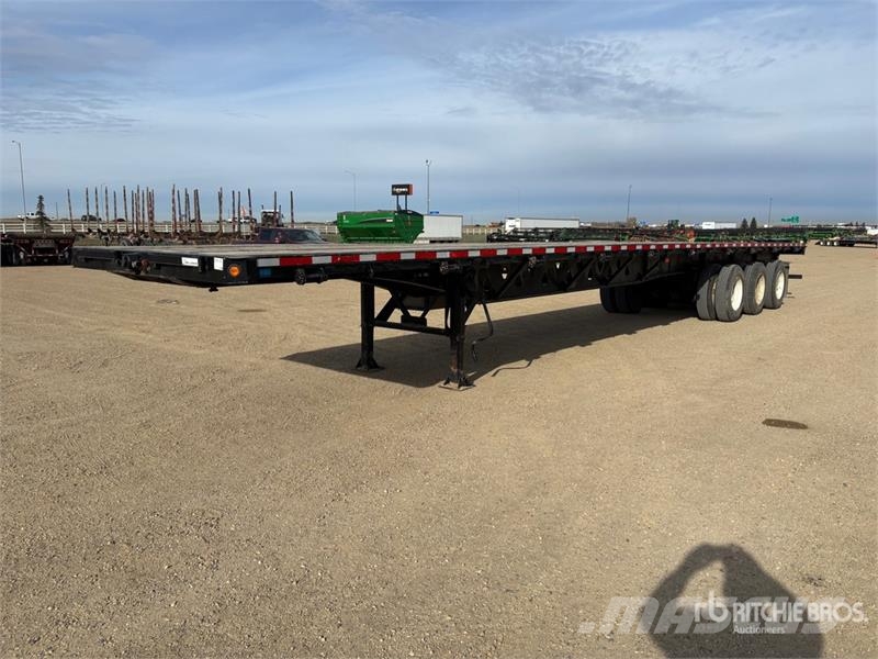 Manac 53 ft Tri/A Flatbed Trailer Platós / Ponyvás pótkocsik