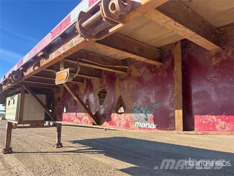 Manac 53 ft Tri/A Flatbed Oilfield Trailer İşleme Ekipmanı