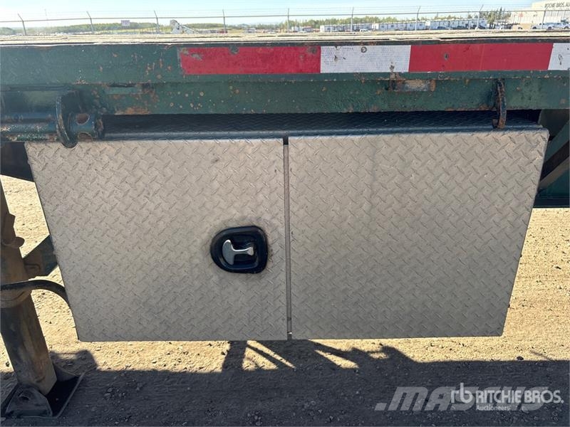 Manac 53 ft Tri/A Flatbed Trailer Anhænger med lad/Flatbed