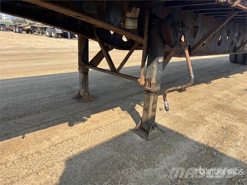 Manac 53 ft Tri/A Flatbed Trailer Vlakke laadvloer
