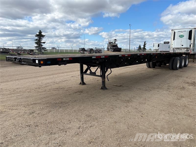 Manac 53 ft Tri/A Flatbed Trailer Platós / Ponyvás pótkocsik