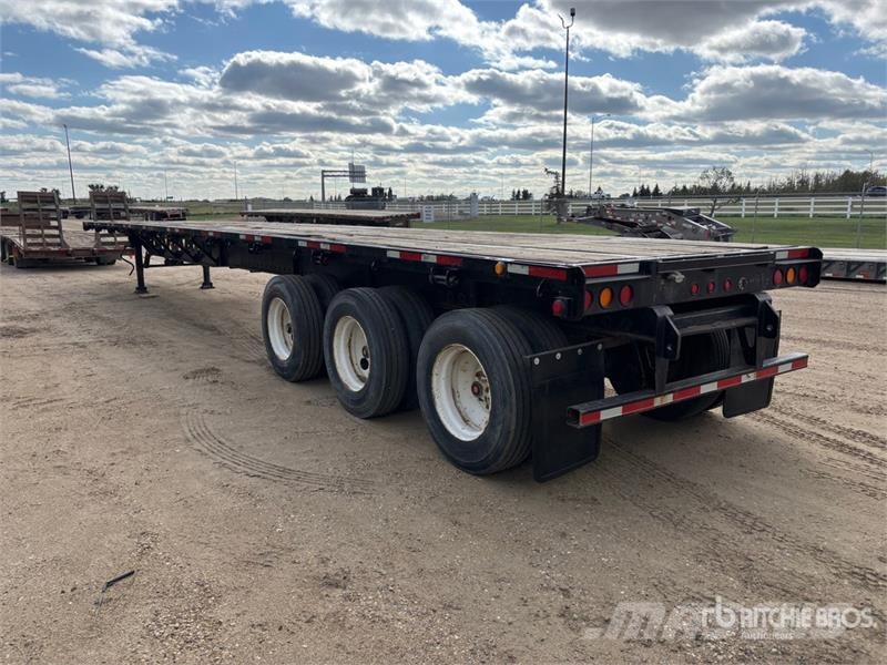 Manac 53 ft Tri/A Flatbed Trailer Platós / Ponyvás pótkocsik