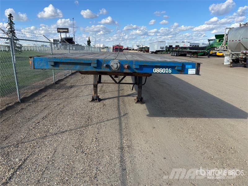 Manac 53 ft Tri/A Flatbed Trailer Vlakke laadvloer