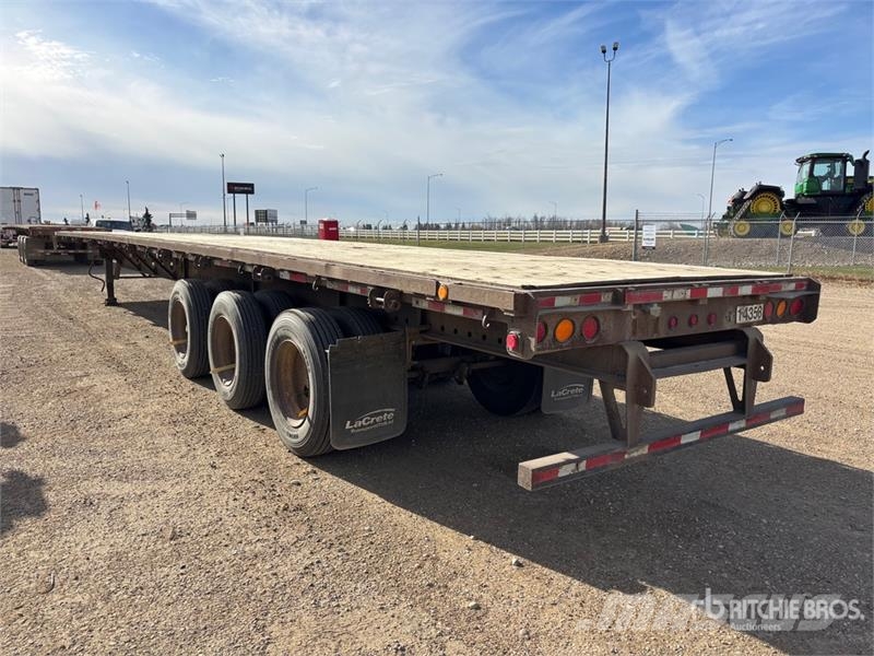 Manac 53 ft Tri/A Flatbed Trailer Прицепы-платформы/боковая разгрузка