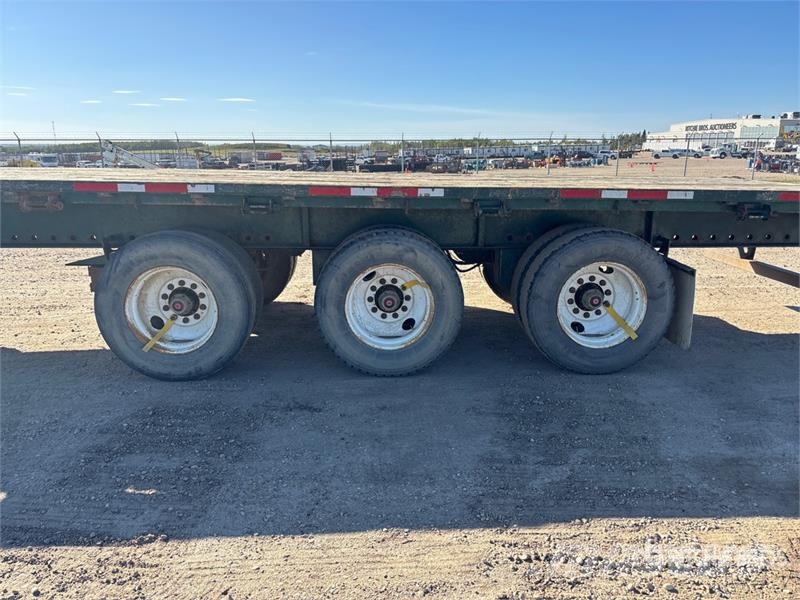Manac 53 ft Tri/A Flatbed Trailer Anhænger med lad/Flatbed