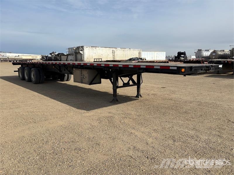Manac 53 ft Tri/A Flatbed Trailer Platós / Ponyvás pótkocsik