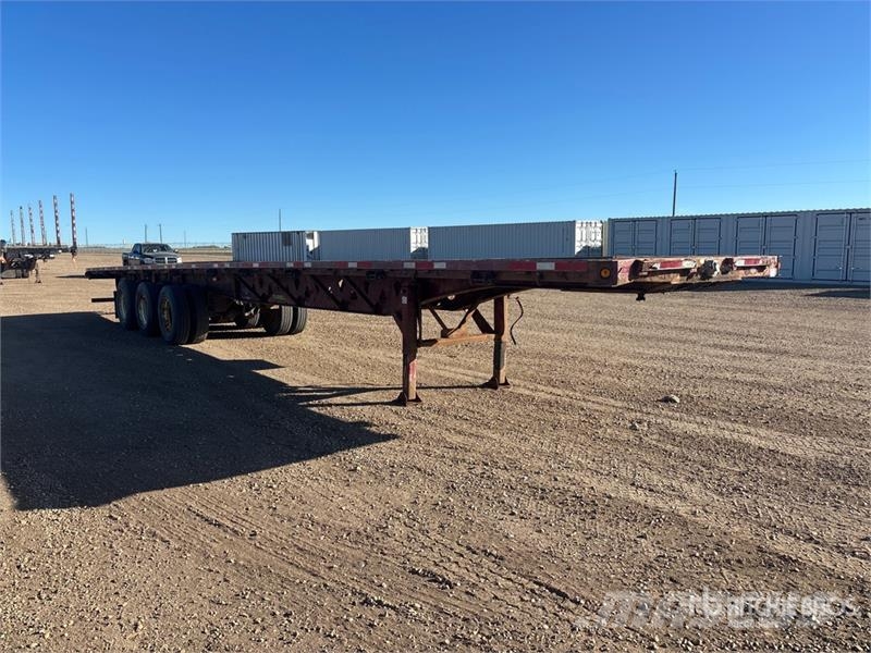 Manac 53 ft Tri/A Flatbed Oilfield Trailer İşleme Ekipmanı