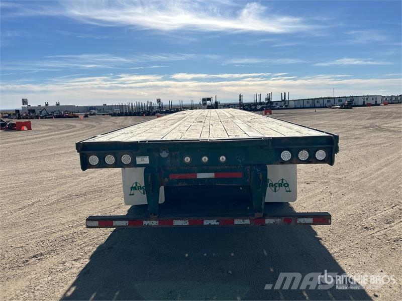 Manac 53 ft Tri/A Flatbed Trailer مقطوروات مسطحة/مفصلية الجوانب