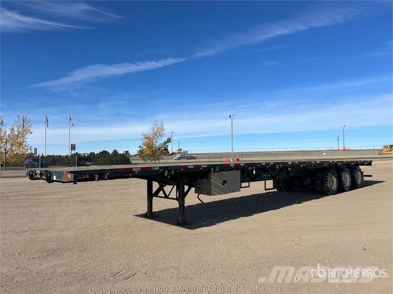Manac 53 ft Tri/A Flatbed Trailer مقطوروات مسطحة/مفصلية الجوانب