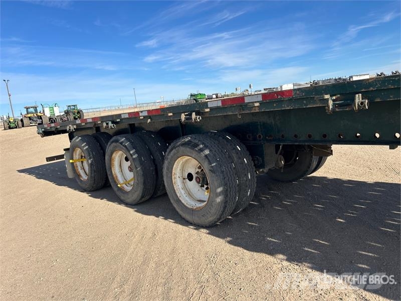 Manac 53 ft Tri/A Flatbed Trailer مقطوروات مسطحة/مفصلية الجوانب