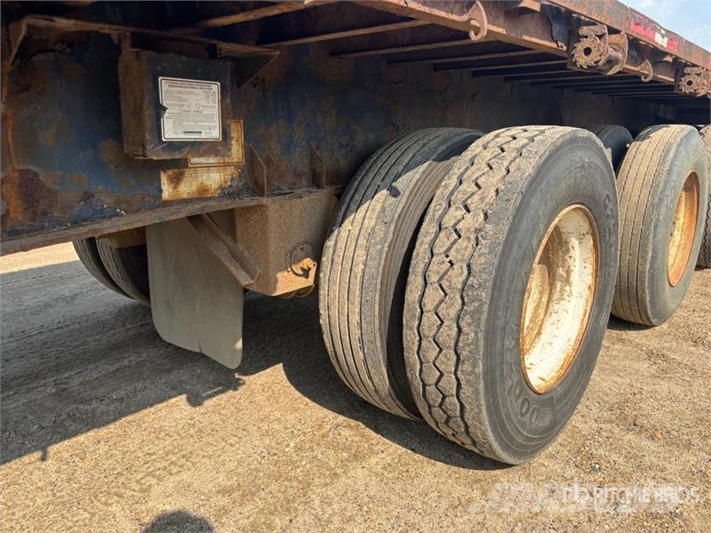 Manac 53 ft Tri/A Flatbed Trailer Vlakke laadvloer