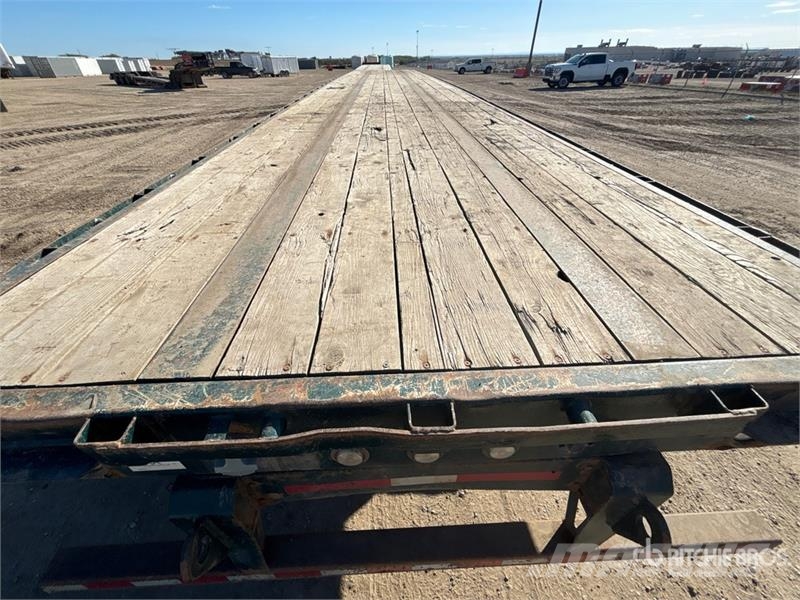 Manac 53 ft Tri/A Flatbed Trailer Anhænger med lad/Flatbed