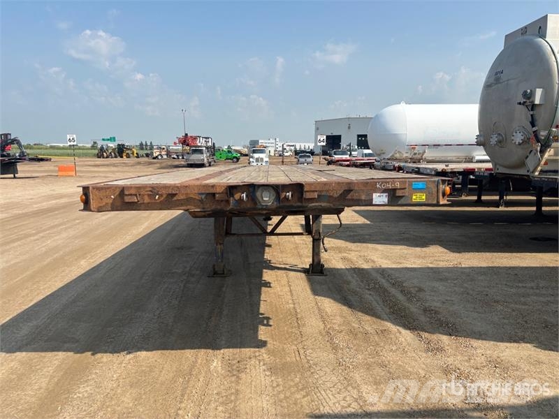 Manac 53 ft Tri/A Flatbed Trailer Vlakke laadvloer