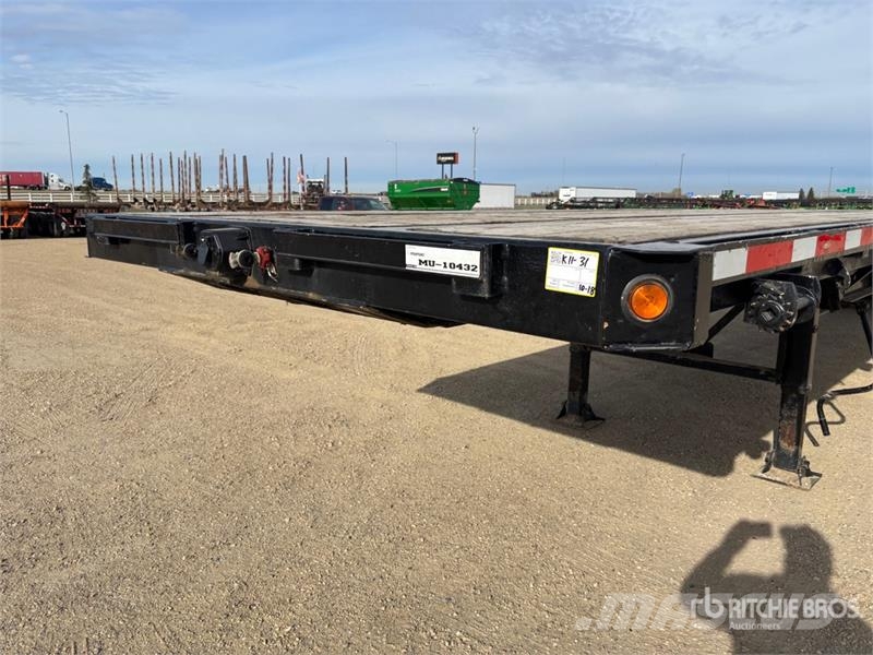 Manac 53 ft Tri/A Flatbed Trailer Platós / Ponyvás pótkocsik
