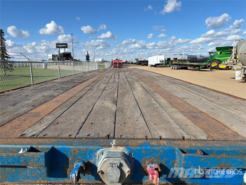 Manac 53 ft Tri/A Flatbed Trailer Vlakke laadvloer