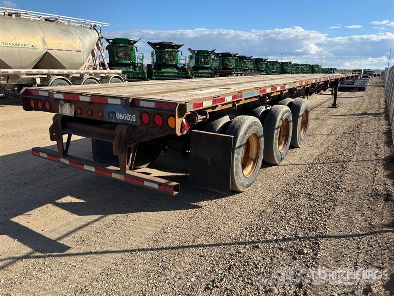 Manac 53 ft Tri/A Flatbed Trailer Vlakke laadvloer